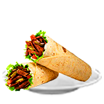 Mix Shawarma With Naan 