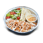 Mix Shawarma With Fries, Salad & Naan 