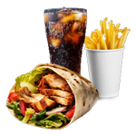 Mixed Shawarma With Fries 